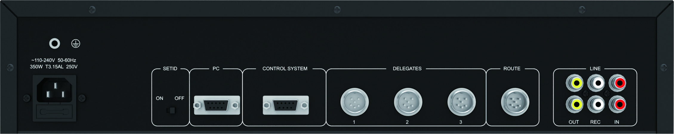 Контроллер, до 128 микрофонов ITC серия ts-06 ITC TS-0604M